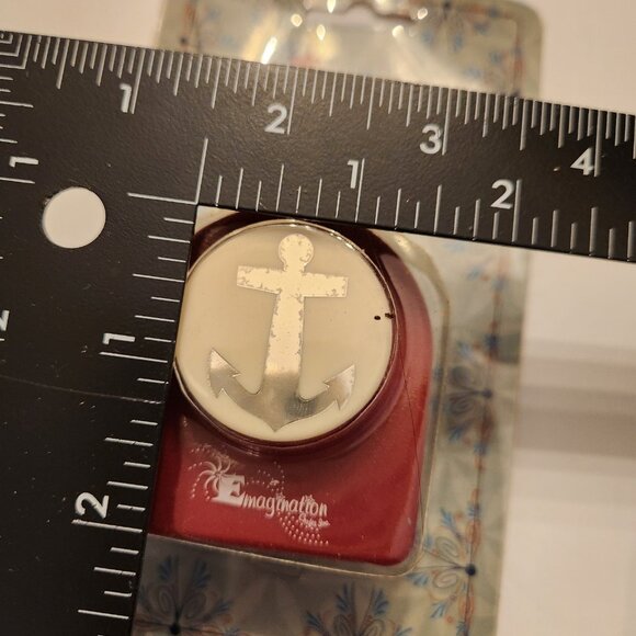 Anchor Nautical Jumbo Hole Punch Emagination paper Scrapbook Craft Shapes - Picture 5 of 6